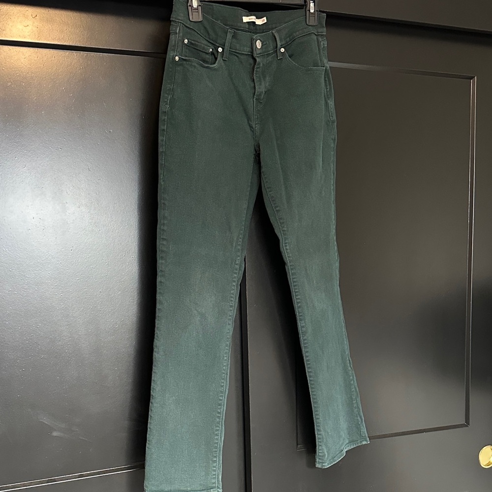 Levi's Green Boot Cut Jeans